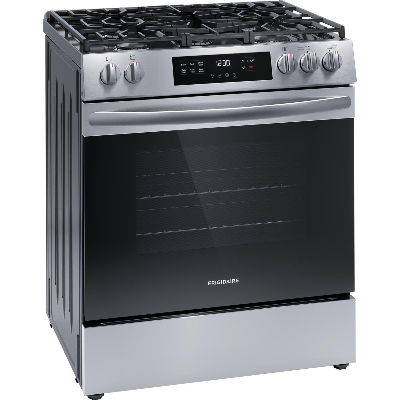 Frigidaire 30-inch Freestanding Gas Range FCFG3062AS