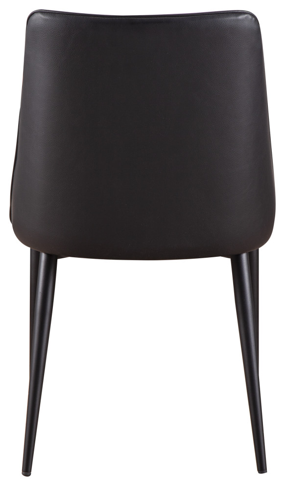 First of A Kind Lula Dining Chair Black   Midcentury   Dining Chairs   by Kolibri Decor  Houzz