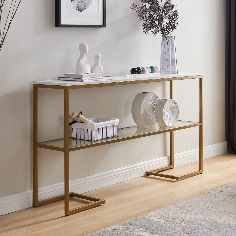 Errol 55'' Wide Rectangular Console Table   55\