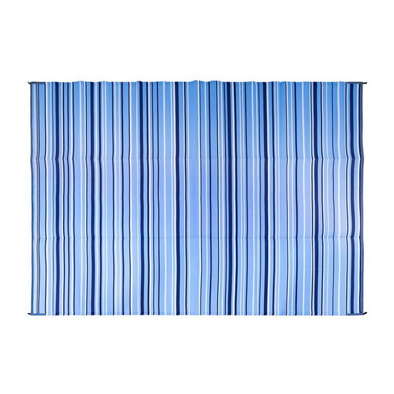 Camco 42865 Outdoor Mat   9' x 12'  Dark Blue/Ligh...