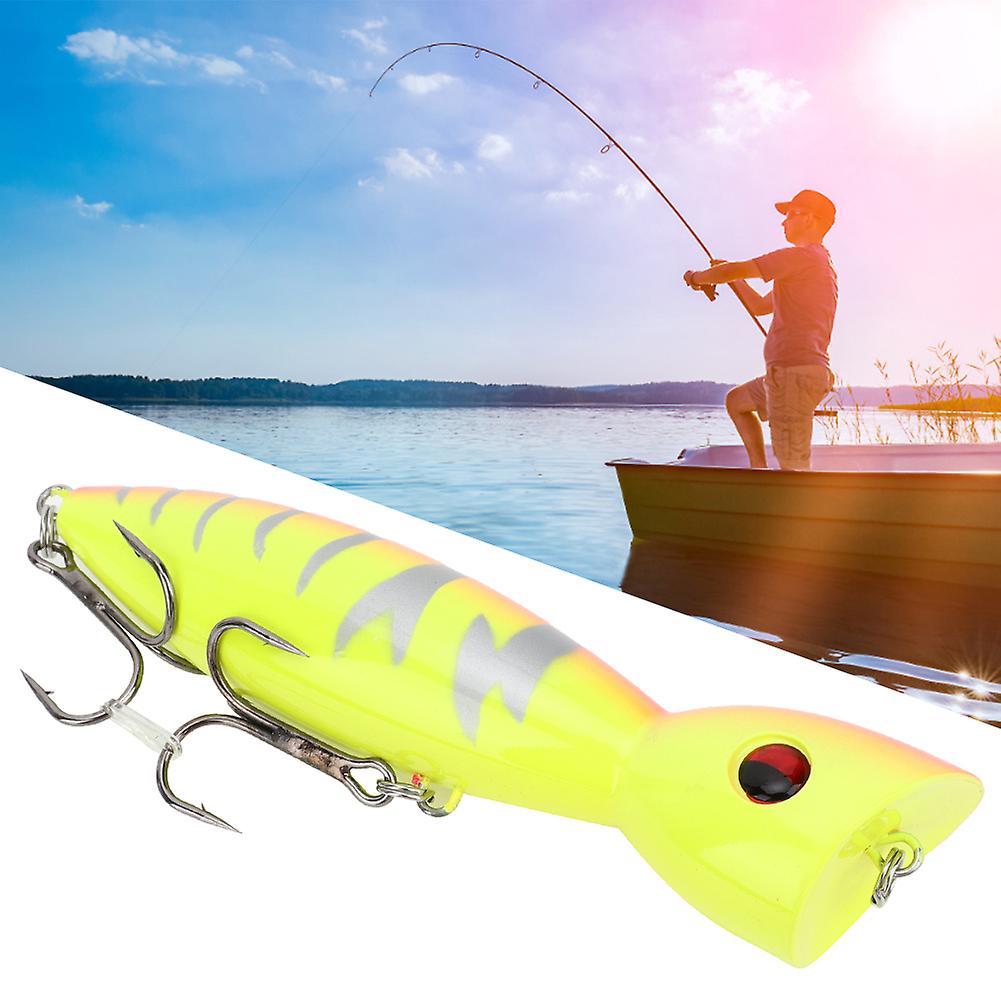 Plastic 3d Fish Eye Large Popper Lifelike Artificial Hard Bait Fishing Lures Fish Tackle Accessorypink