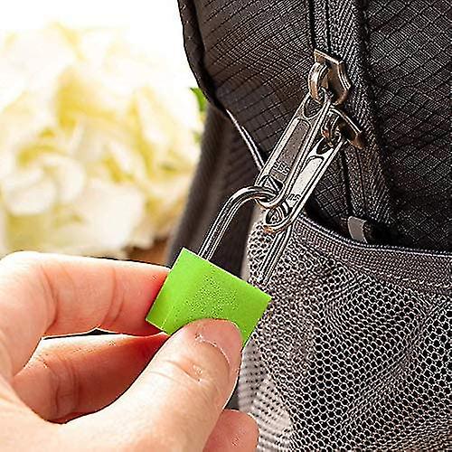 4pcs Luggage Lock， 4-color Mini Padlock Small Lock With Key， Used For School Bag Backpack， School