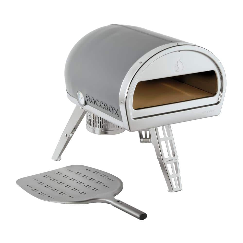 GOZNEY Roccbox Propane Outdoor Pizza Oven 12 in. Grey GRPGYUS1627