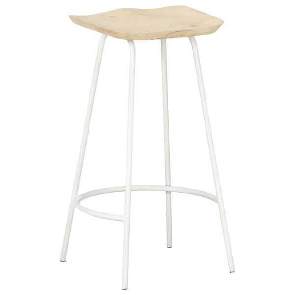 vidaXL Bar Stools 4 pcs Solid Mango Wood