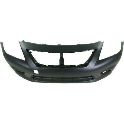 Primed Front Bumper Cover for 2012-2014 Nissan Versa 1.6 S SL SV Advance Sense