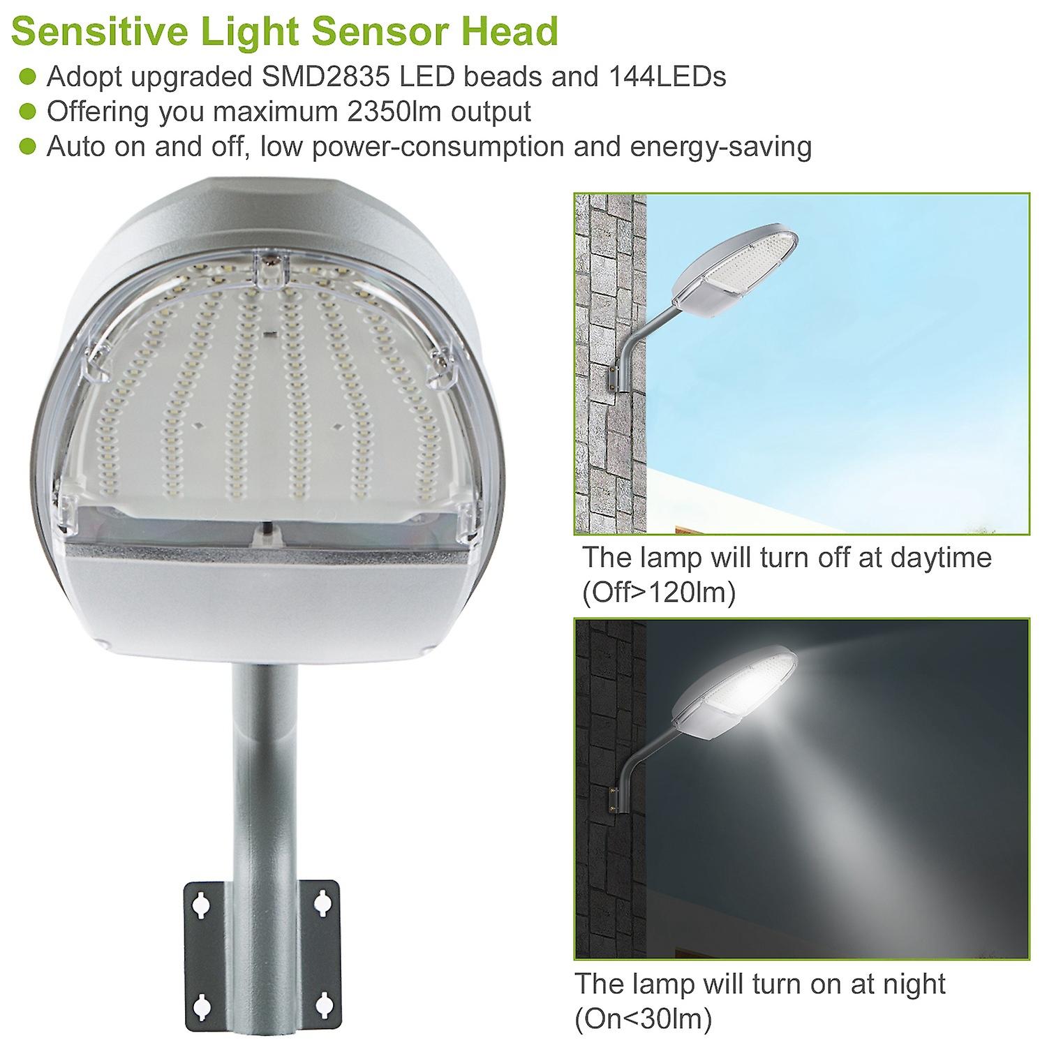 Wall Pack Led Lights 144leds Photocell Sensor Street Lamp Ip65 Waterproof Outdoor Lighting