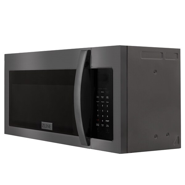 ZLINE Over the Range Convection Microwave Oven in Black Stainless Shopping - The Best Deals on Over-the-Range Microwaves | 36699499