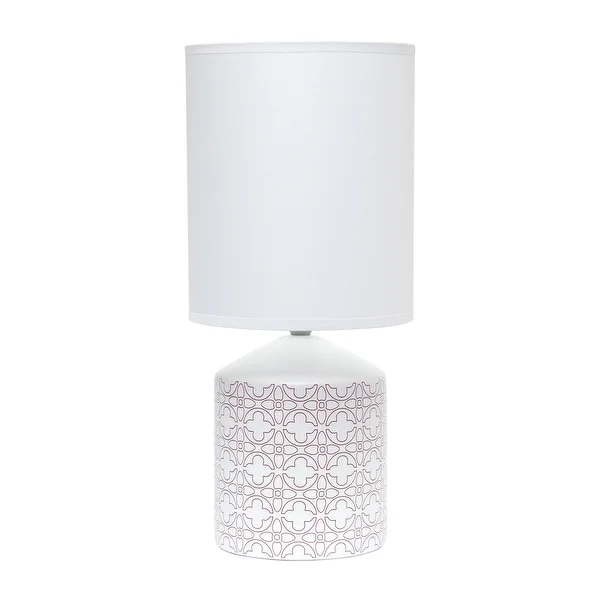 Simple Designs Fresh Prints Table Lamp