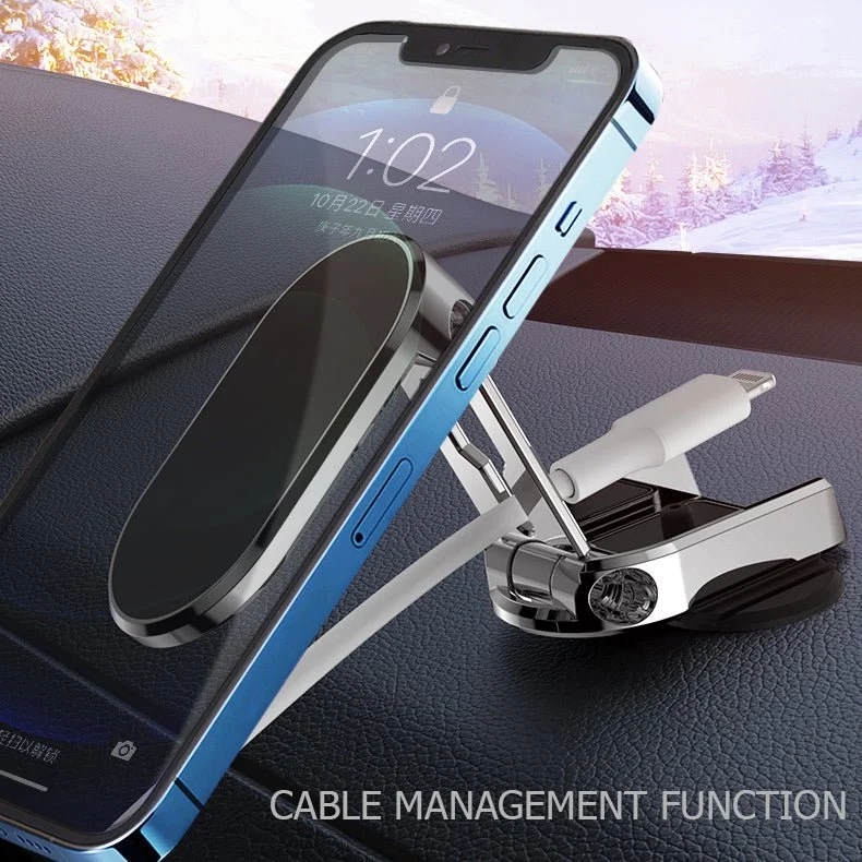 🔥2023 New Years Sale - 45% OFF🔥 Alloy Folding Magnetic Car Phone Holder