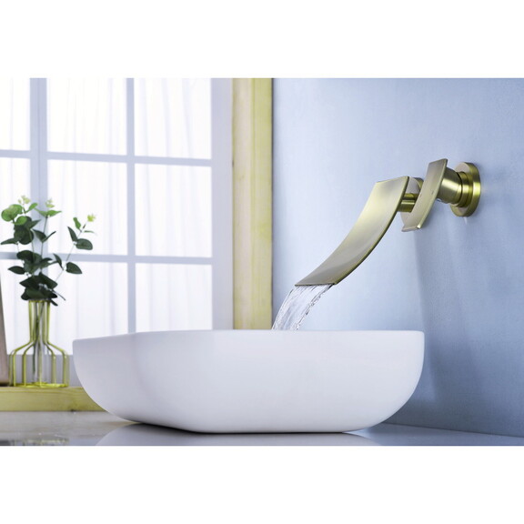 Wall Mount Widespread Bathroom Faucet W928107571