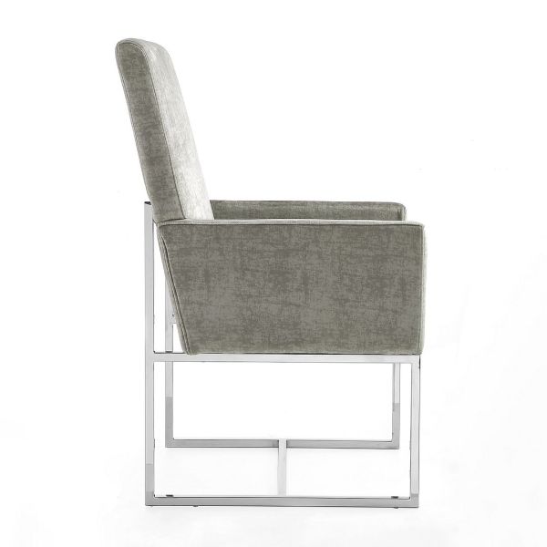 Element Dining Armchair in Steel