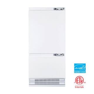 36 in. Built-in Single Top Door Refrigerator  Bottom Freezer with Automatic Icemaker (Total 19.8 cu. ft.) Panel Ready HRBISBM36PR