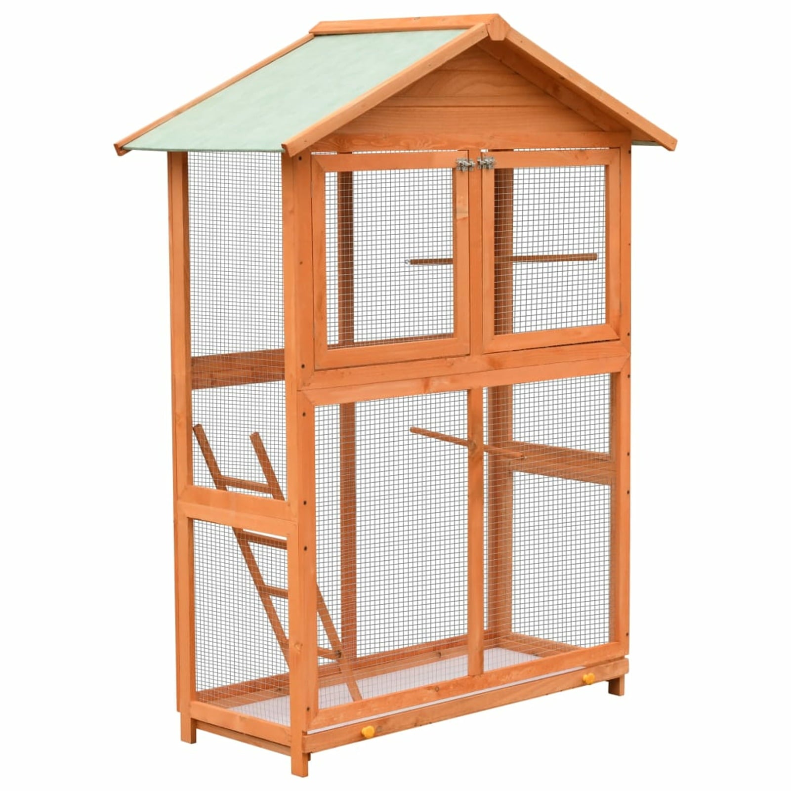 Andoer Bird Cage Solid Pine and Fir Wood 49.4