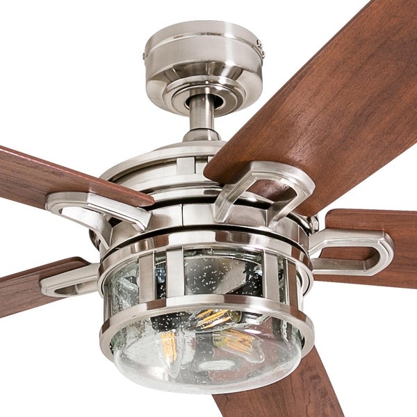 Honeywell Bontera Brushed Nickel LED Craftsman Ceiling Fan Shopping - The Best Deals on Ceiling Fans | 31036788