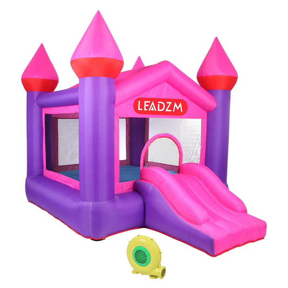 Inflatable Bounce House for Kids, 420D Oxford Cloth Bouncy Castle with Slide/Blower