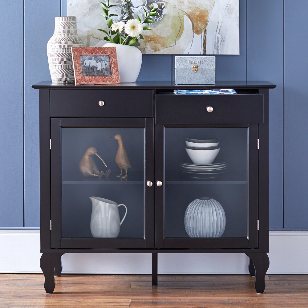 Copper Grove Rawdon Glass Front Buffet/Sideboard