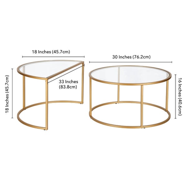 Luna Nested Coffee Table Set