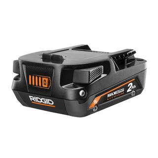 RIDGID 18V Lithium-Ion MAX Output 2.0 Ah Battery (2-Pack) AC840020PN