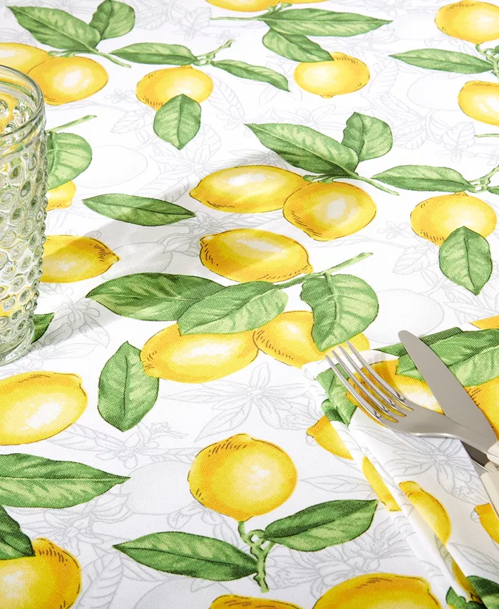 Martha Stewart Lots of Lemons Tablecloth Single Pack 60 x 84