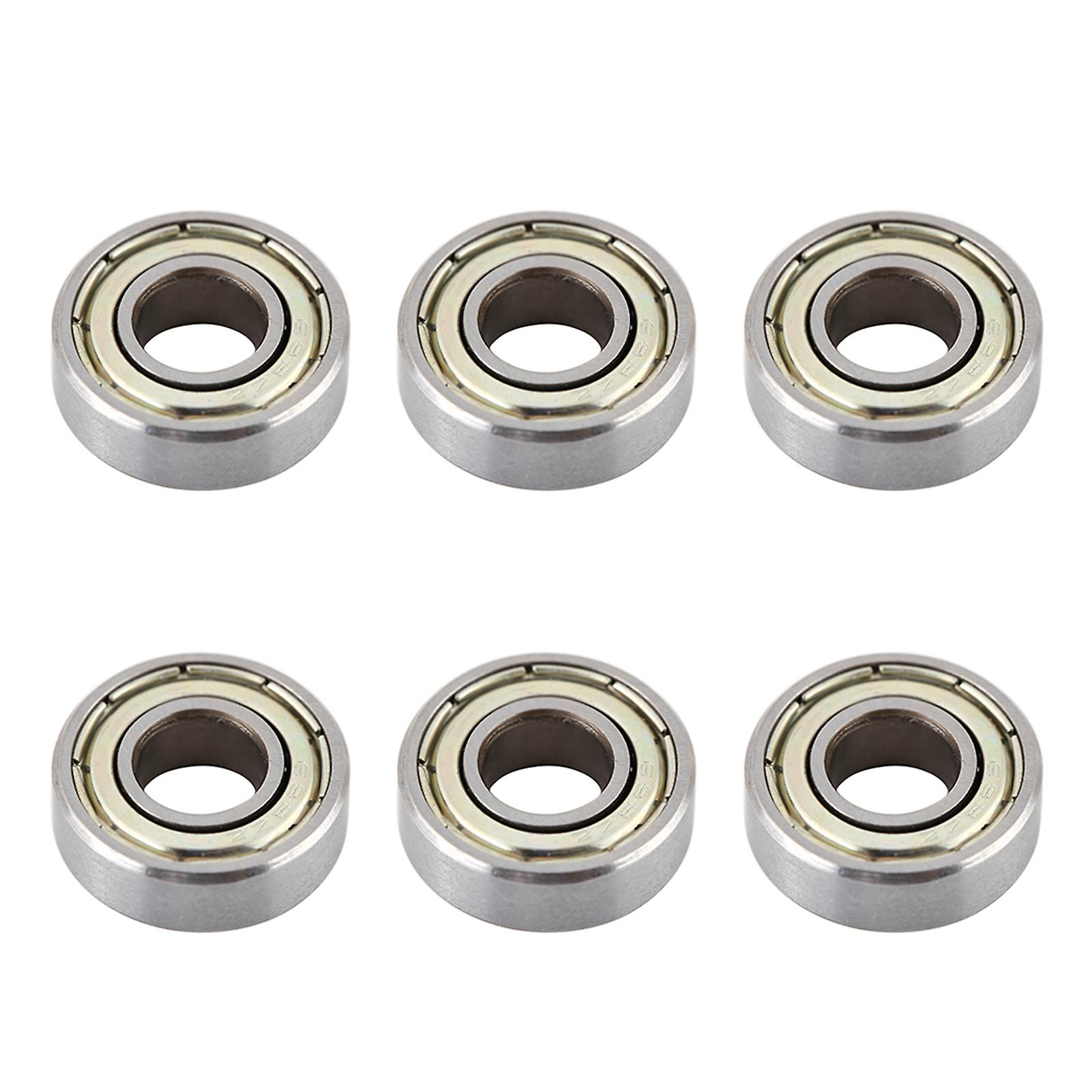 10 Pcs Heat Resistant Durable Multi Use Bearing Steel Miniature 698zz Ball Bearings(8x19x6mm)