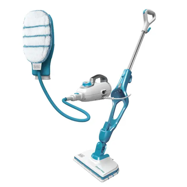 Black + Decker 7in1 Steam-Mop With SteamGlove Handheld Steamer