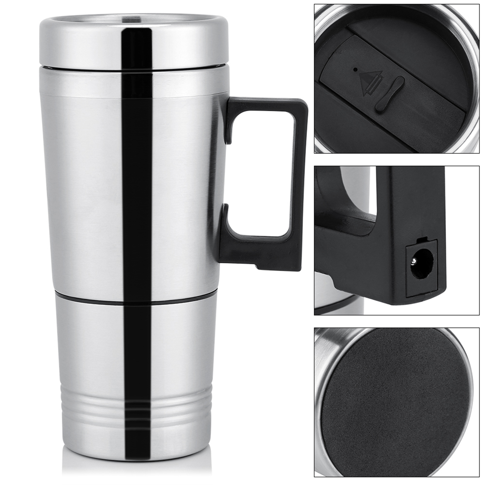 Vehicle Heating Cup Heated Travel Mug， Travel Heating Mug Electric Car Cup， Heated Coffee Mug Warmer Car Heating Cup， Drivers For Heating Coffee For Heating Water Business Man