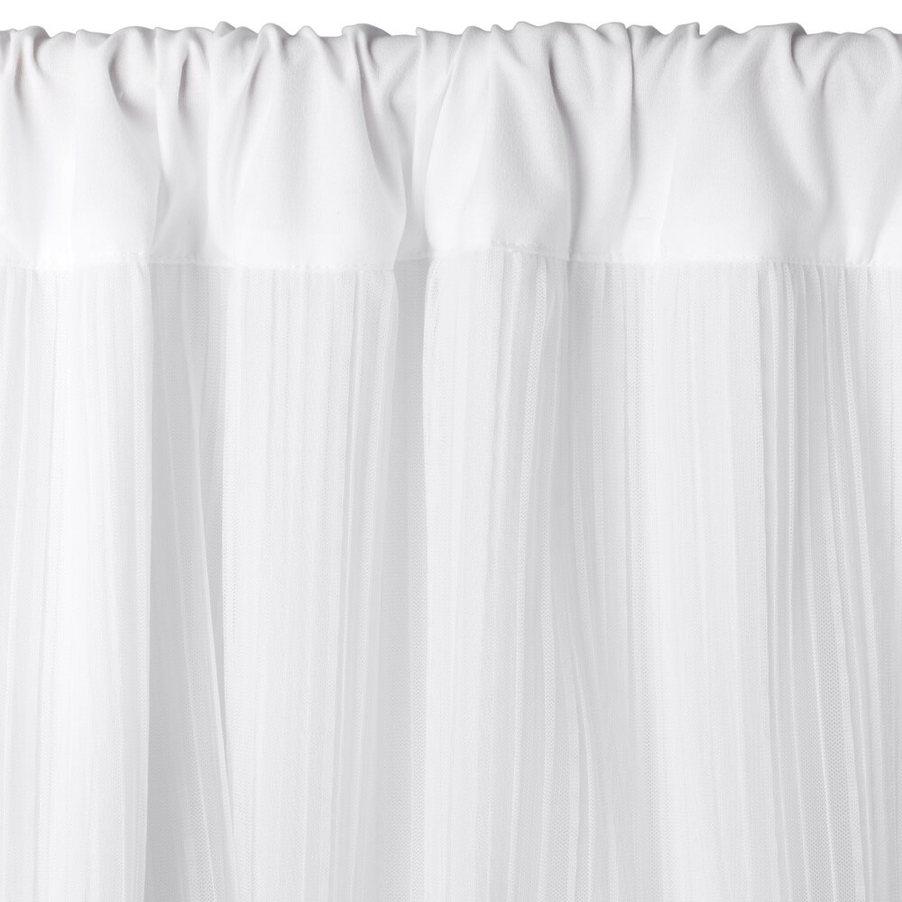 Lush Decor Nerina Ruffled Single Curtain Panel   54\