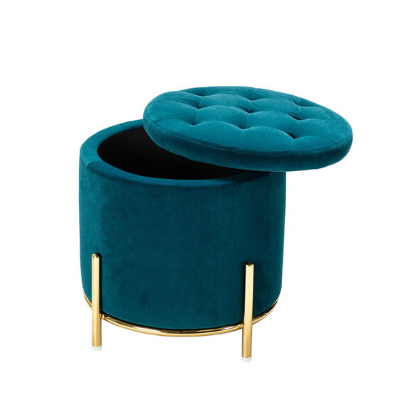 Claribel Tufted Storage Ottoman