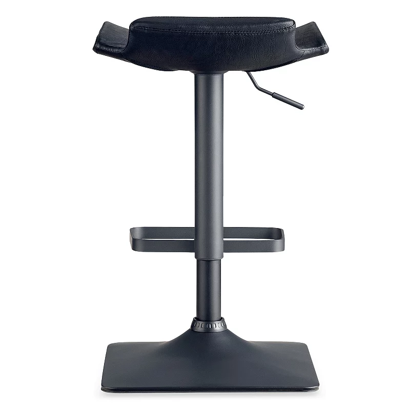 Leick Furniture Black Adjustable Swivel Stool Set