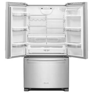 KitchenAid 20 cu. ft. French Door Refrigerator in Stainless Steel Counter Depth KRFC300ESS