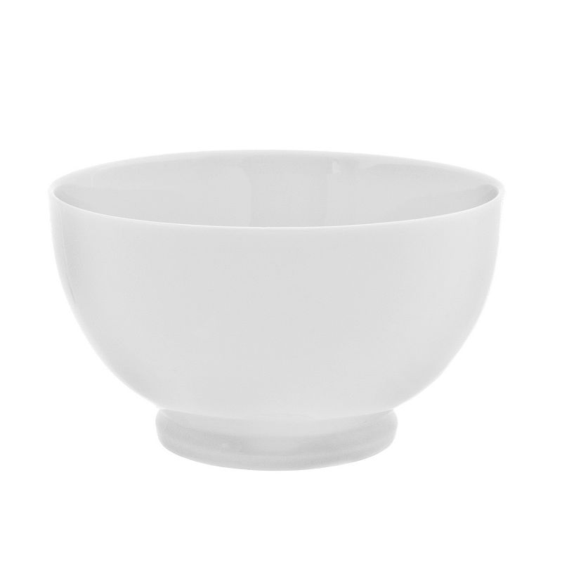 10 Strawberry Street Royal White 6-pc. Footed Rice Bowl Set