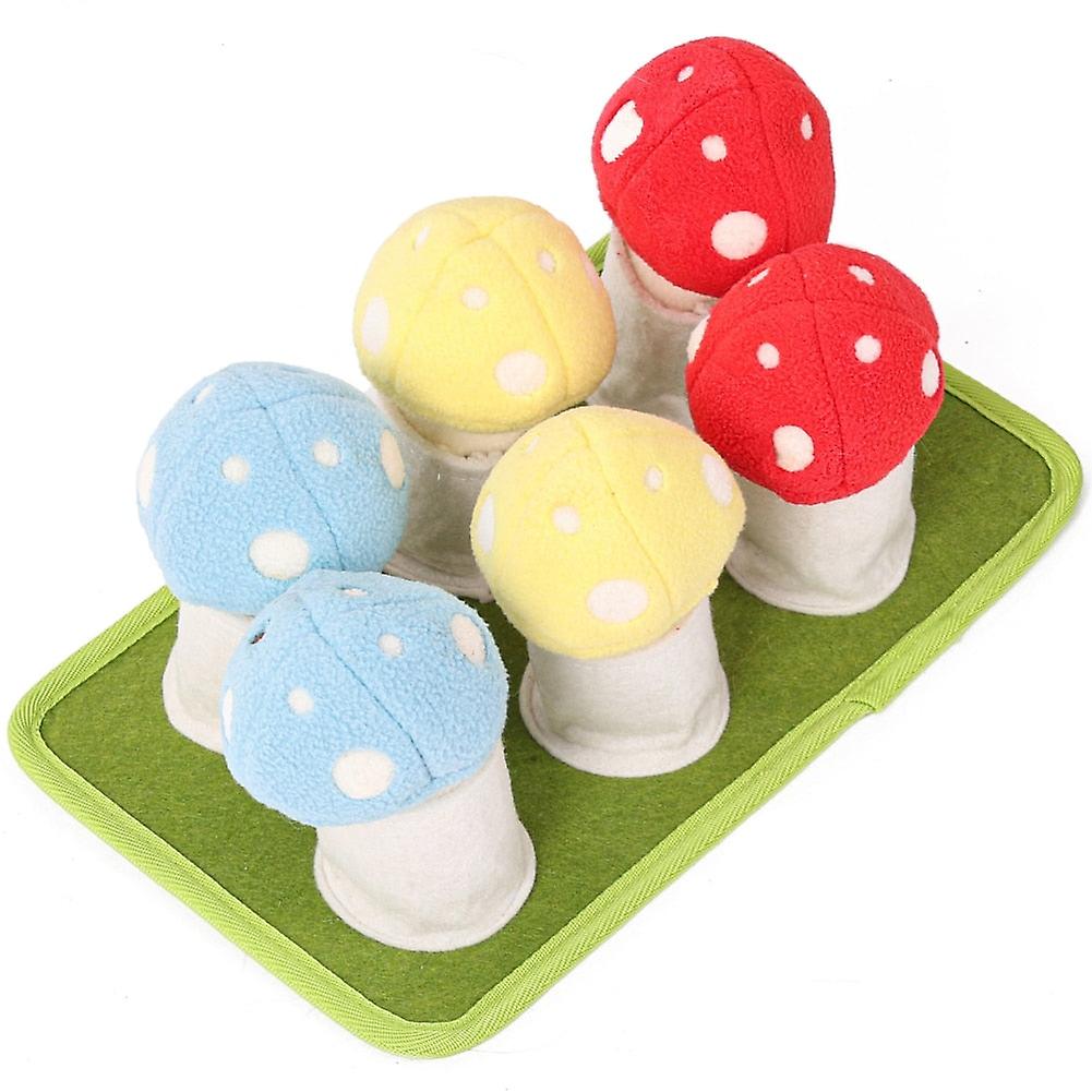 Funny mushrooms dog snuffle mat