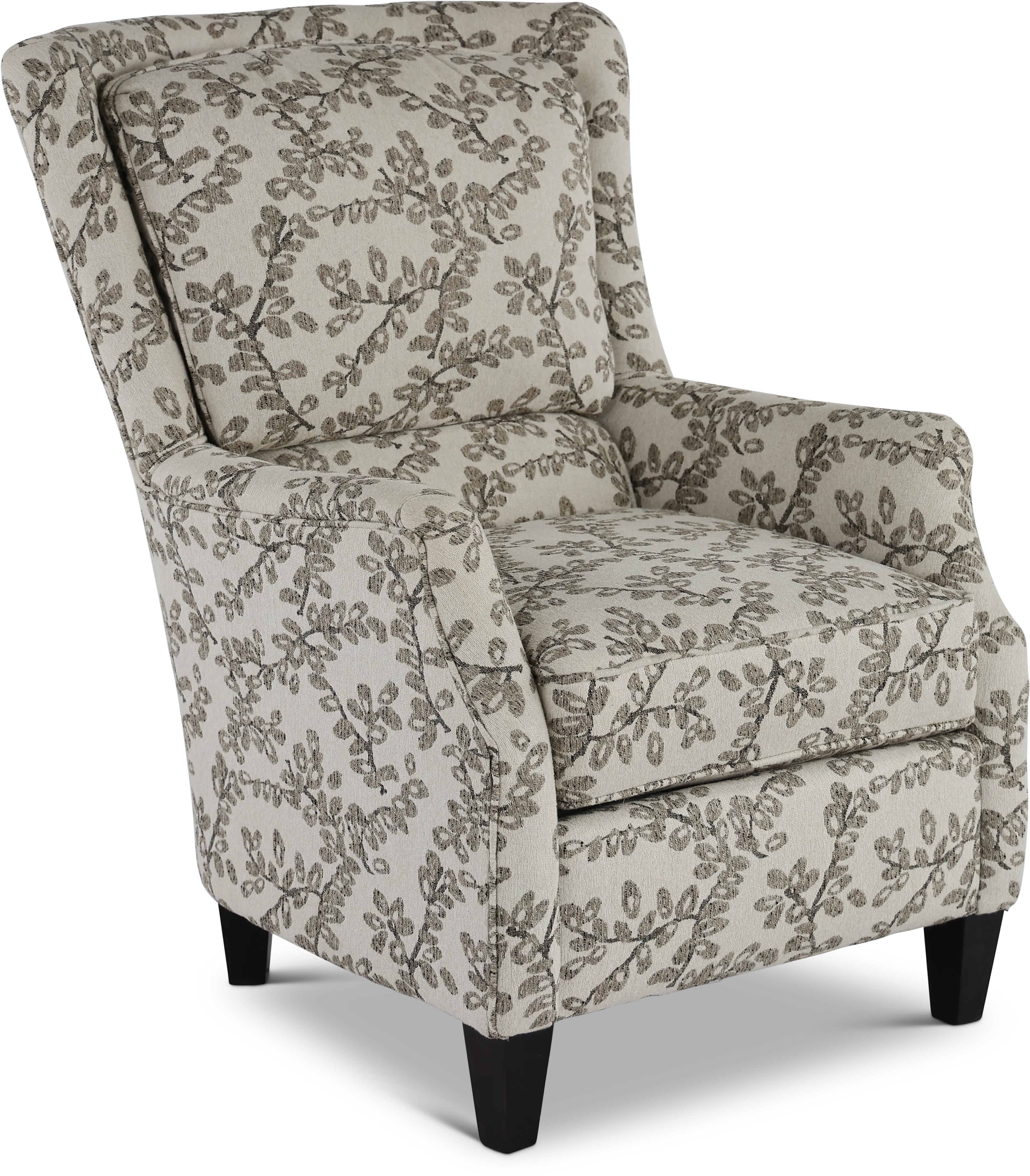 Loren Neutral French-Inspired Wing Accent Chair