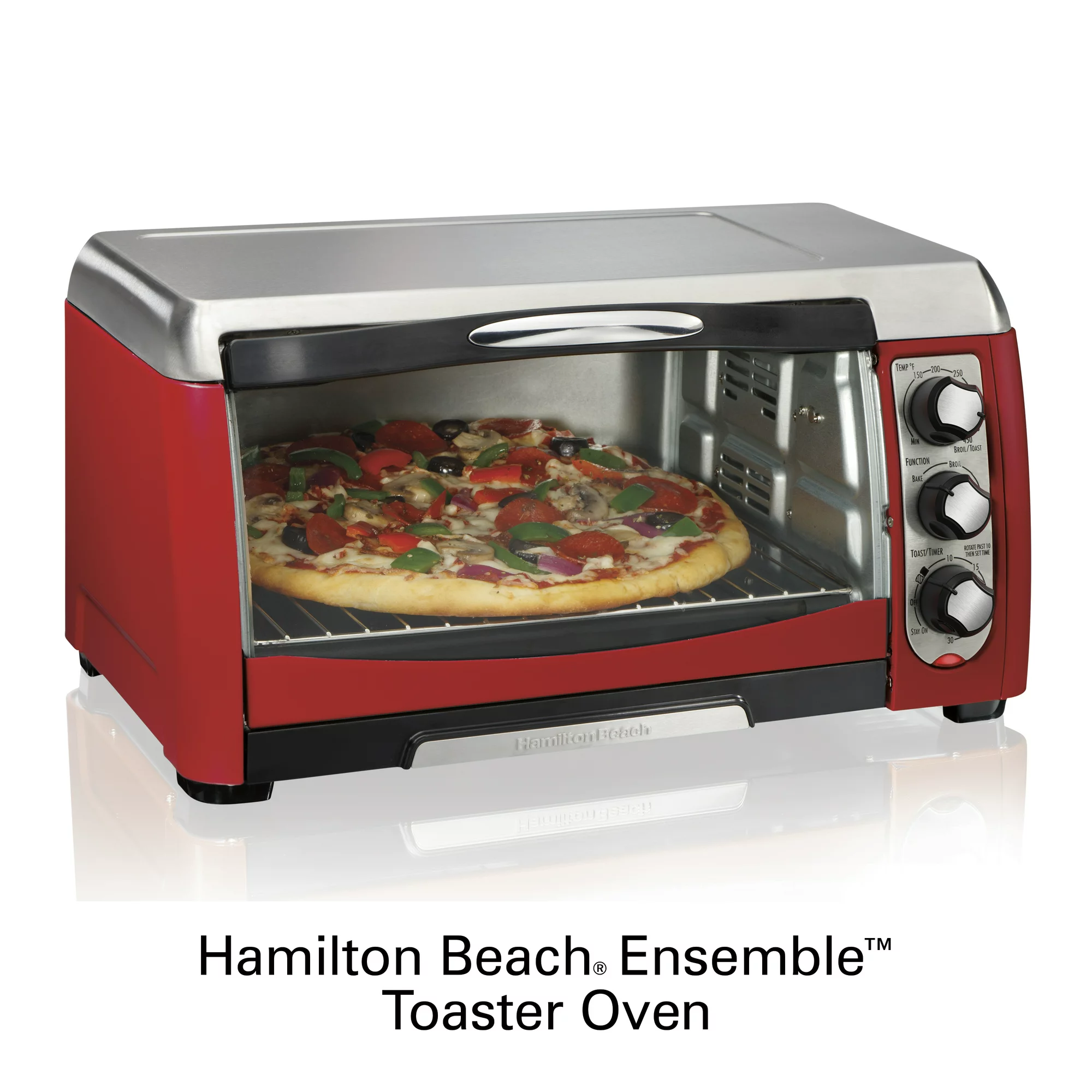 Hamilton Beach Ensemble 6 Slice Toaster Oven， 31335D