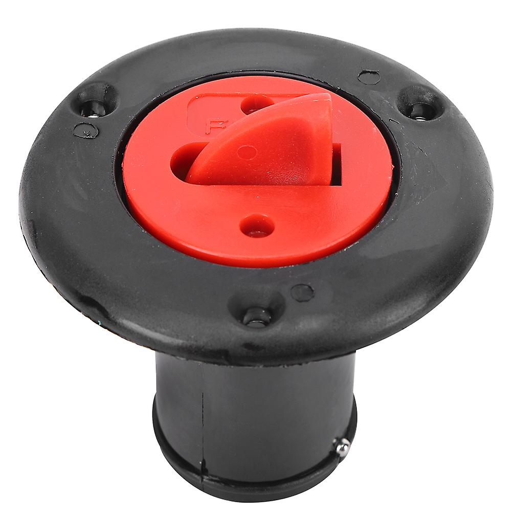 Abs Plastic Boat Deck Fill/ Filler Port Gas Fuel Tank With Key Cap For Yacht Motor Homesblack