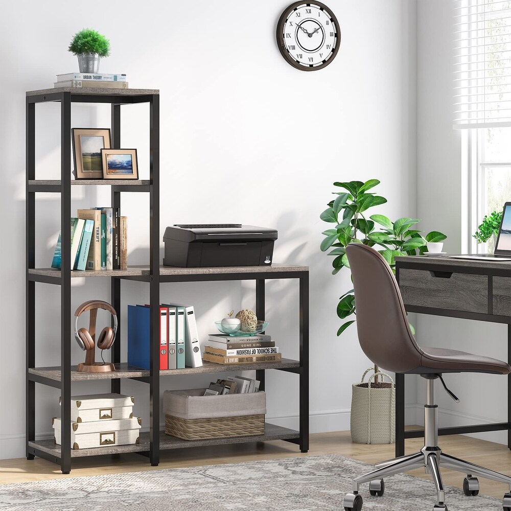 5 Tier Bookshelf  Ladder Conner Bookshelves Etagere Bookcase
