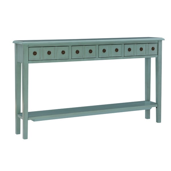 Sadie Wood Entryway Console Table