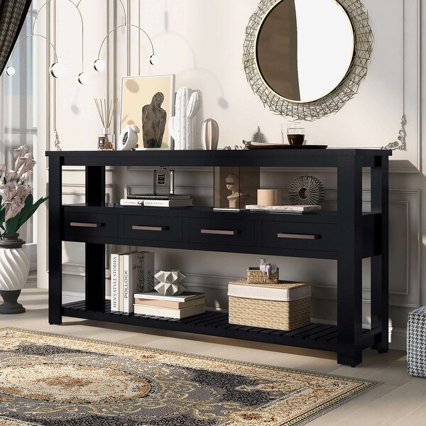 62.2'' Modern Console Table Sofa Table