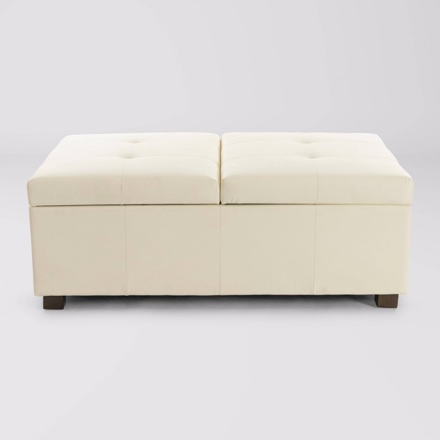 Antonio Extra Large Storage Ottoman Corliving