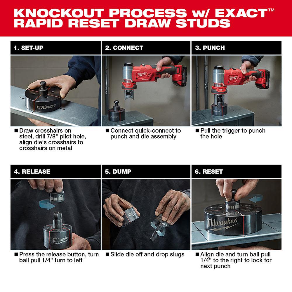 M18™ Force Logic™ 6T Knockout Tool Kit (dies not included)