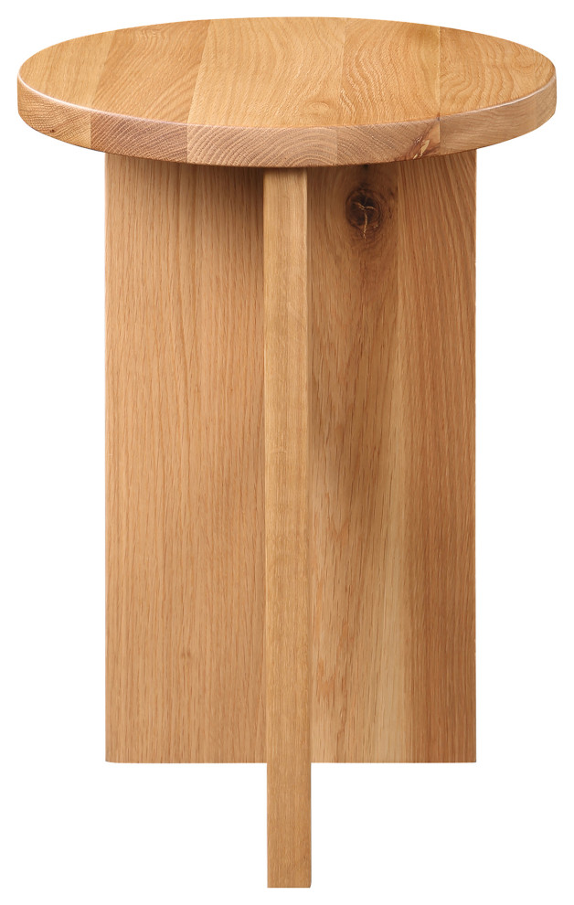 Grace Accent Table Natural Oak   Transitional   Side Tables And End Tables   by Sideboards and Things  Houzz