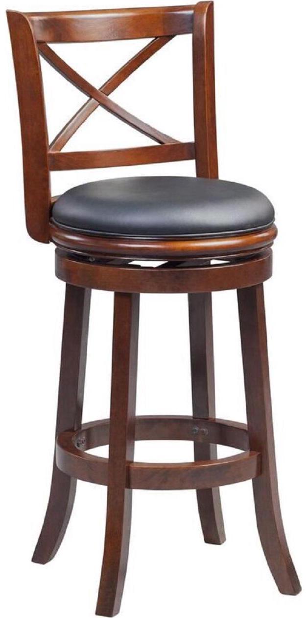 Boraam Georgia Swivel Bar Stool 29 ， Multiple Colors