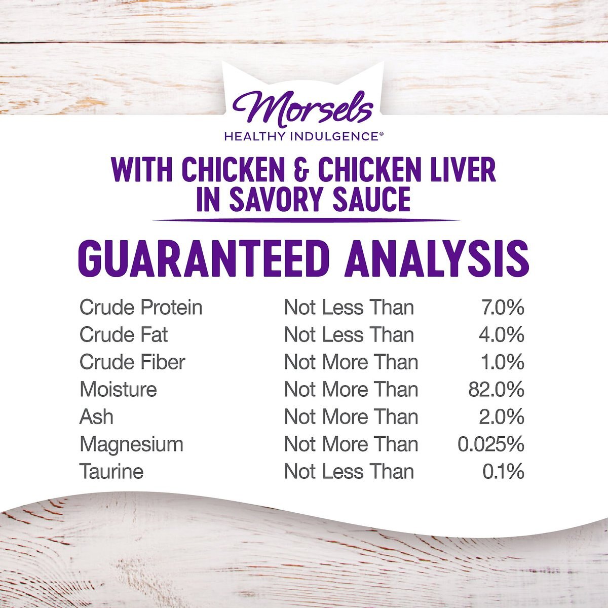 Wellness Healthy Indulgence Morsels with Chicken and Chicken Liver in Savory Sauce Grain-Free Wet Cat Food Pouches