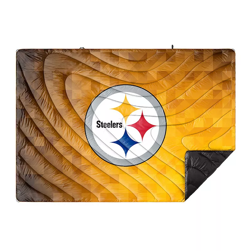 Rumpl Pittsburgh Steelers 75'' x 52'' Geo Original Puffy Blanket