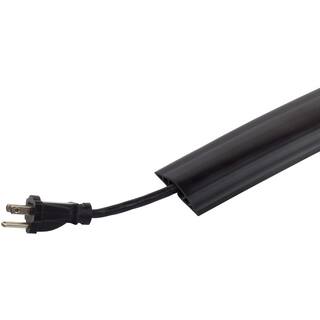 Commercial Electric 15 ft. PVC Floor Cord Protector in Black A91-15K