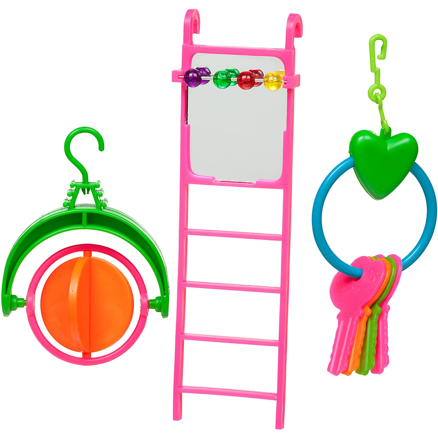 You  Me Ladder with Toys Bird Toy Value Pack