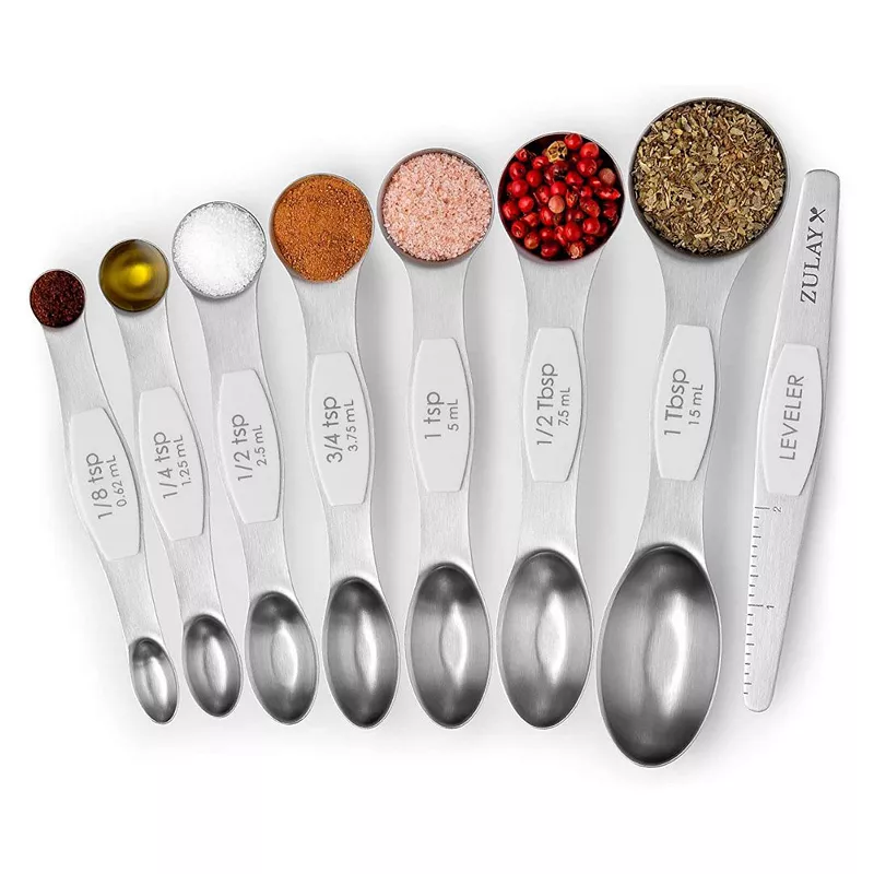 Magnetic Measuring Spoons - Set of 8