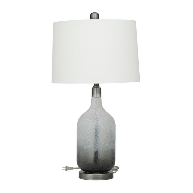 Coastal Glass Table Lamp Set Of 2 Gray Olivia amp May