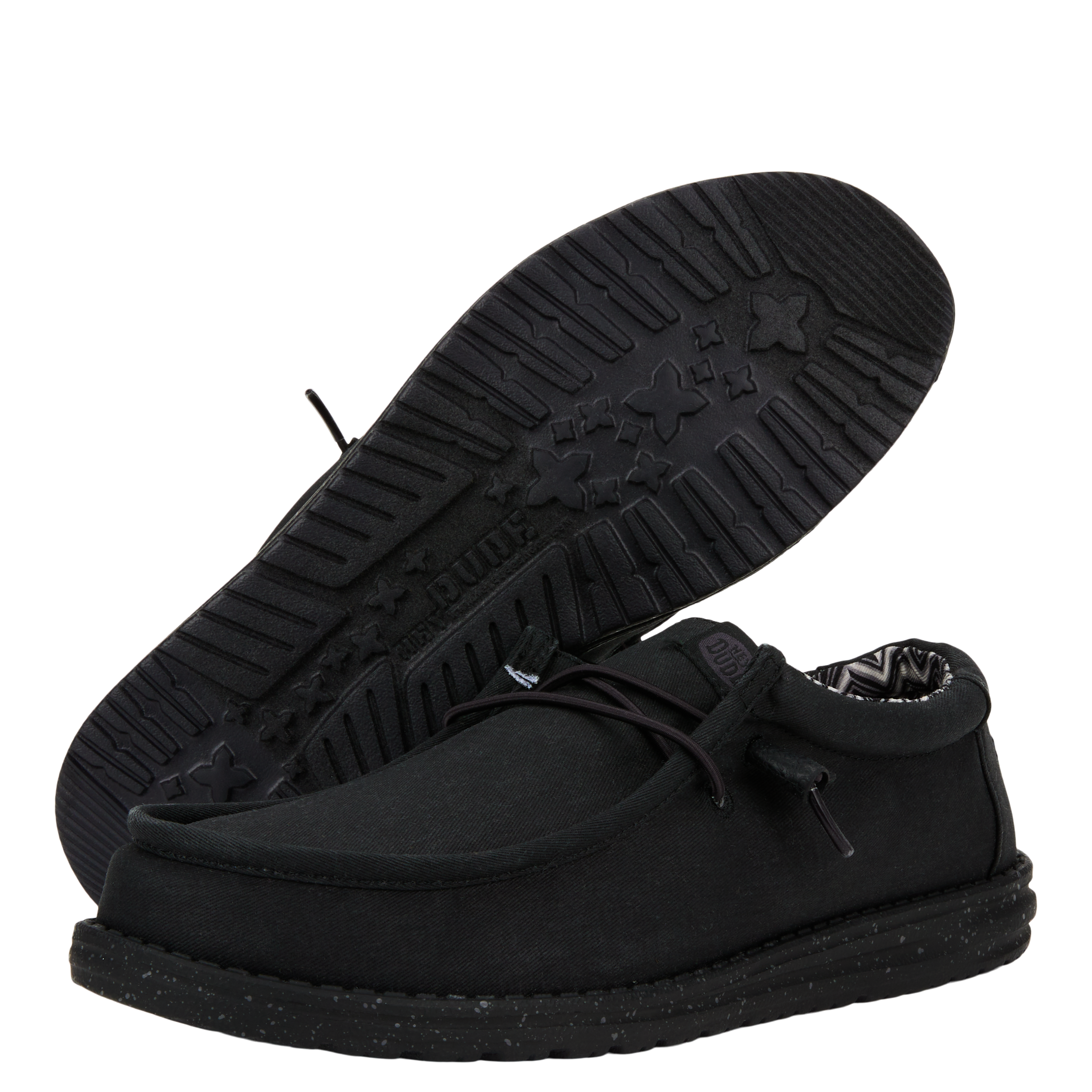 Wendy Stretch Canvas - Black/Black
