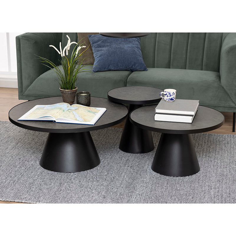 SOLI Coffee Table 65cm - Black